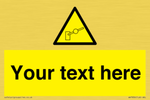 Custom warning barrier